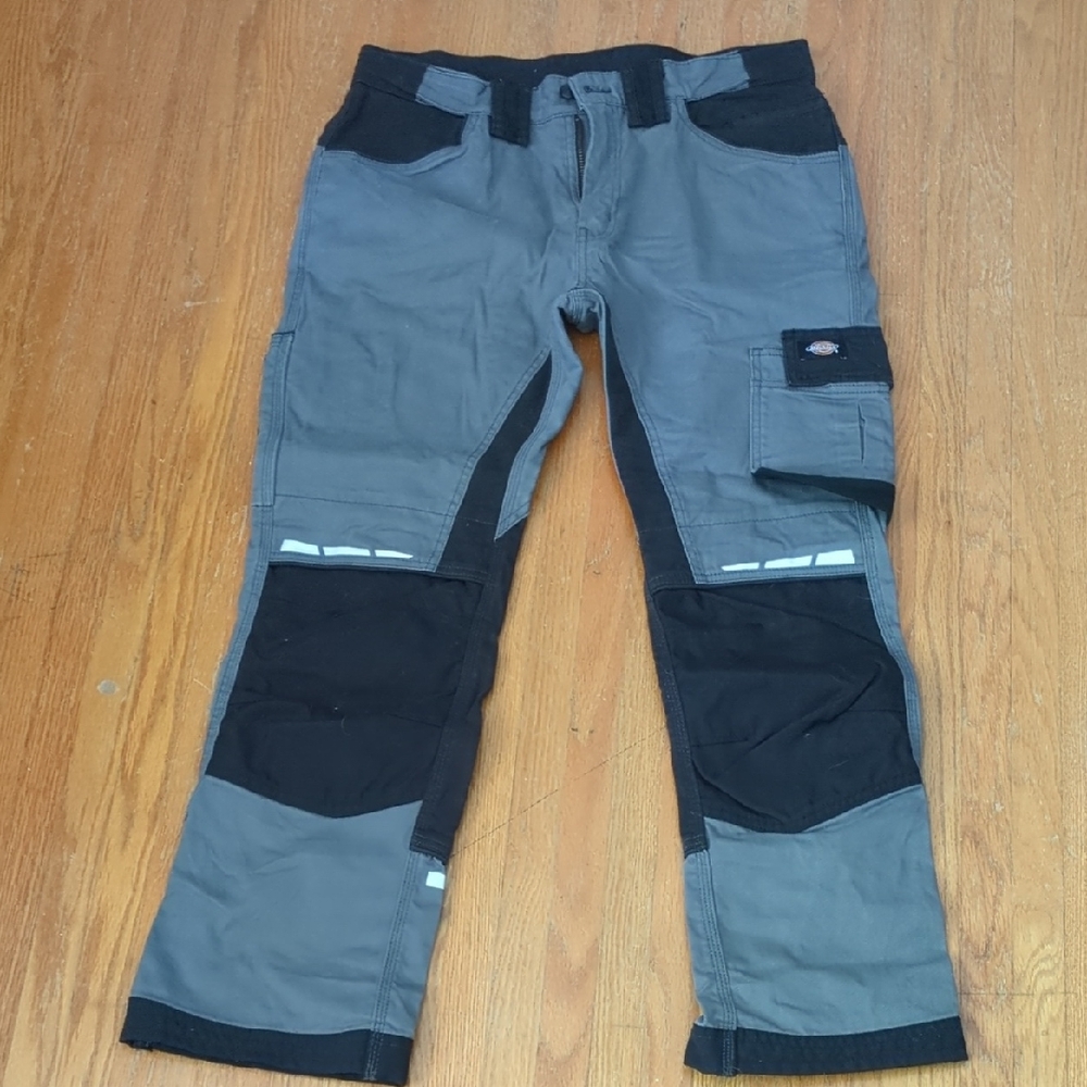 Dickies Black and Gray Workwear Pants